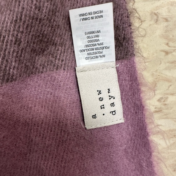 A New Day multicolor scarf with fringe. Beautiful rich colors. - Picture 2 of 2